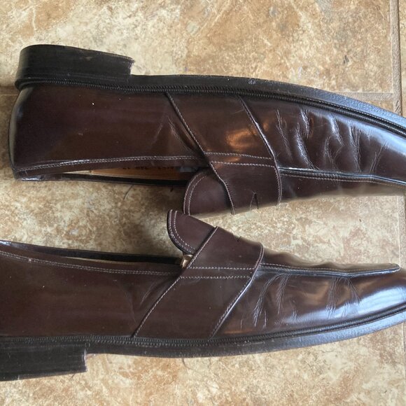 Salvatore Ferragamo Brown Loafers SZ 12